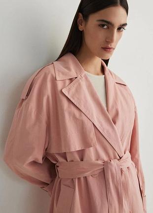 Двубортный тренч oversize (reserved) 3