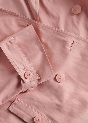 Двубортный тренч oversize (reserved) 5