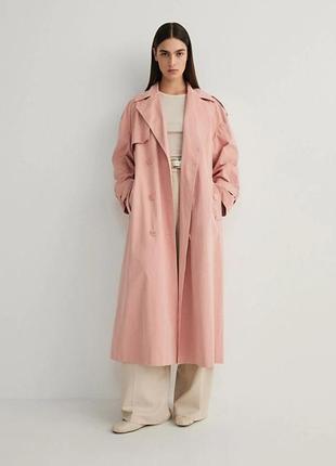 Двубортный тренч oversize (reserved) 4