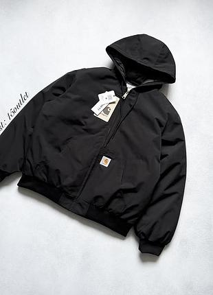 Бомбер carhartt кархарт куртка тепла пуховик оверсайз l