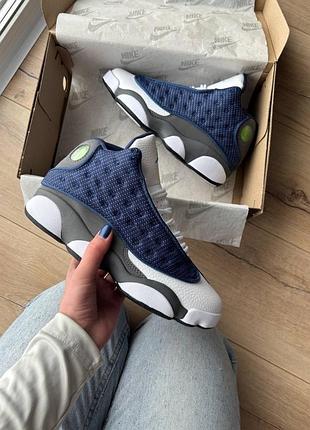 Jordan 13 retro flint blue white
