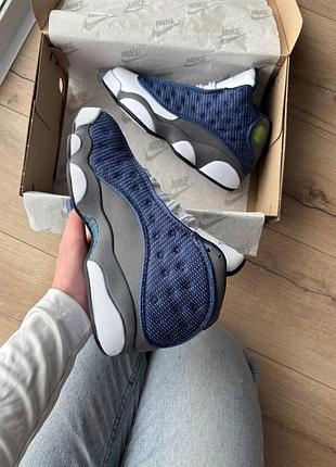 Jordan 13 retro flint blue white 4