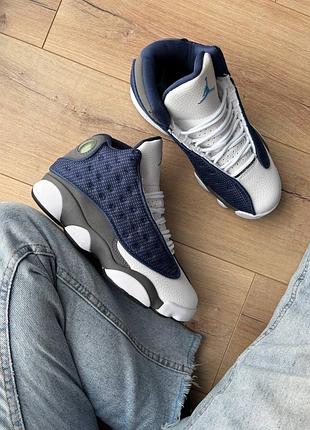 Jordan 13 retro flint blue white 7