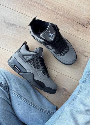 Jordan 4 travis scott cactus jack grey black