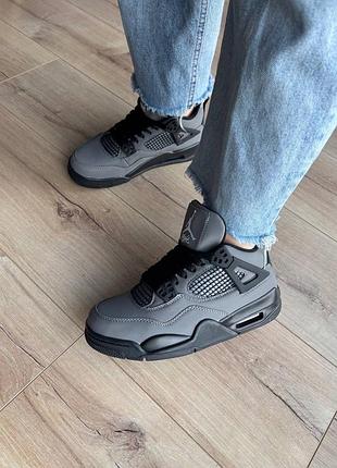 Jordan 4 travis scott cactus jack grey black 2