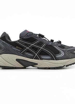 Серые мужские кроссовки asics gel kahana tr v4 grey black gore-tex х ассикс 45