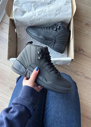 Jordan 12 retro triple black 10