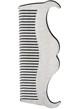Гребень для усов металлический barber yre