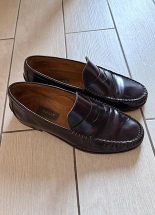 Шкіряні лофери bally 2