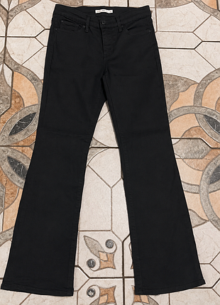 Джинси кльош levi’s 315 shaping bootcut оригінал чорні