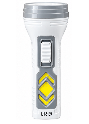 Компактний перезаряджуваний led-ліхтарик lh-5139 з type-c та сонячною панеллю сірий