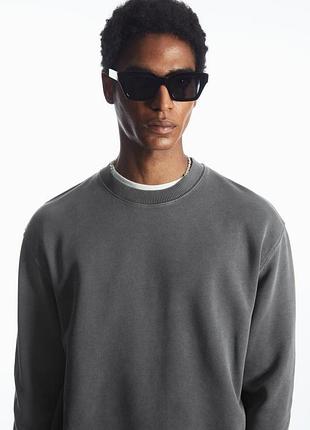 Свитшот мужской cos relaxed-fit sweatshirt 3
