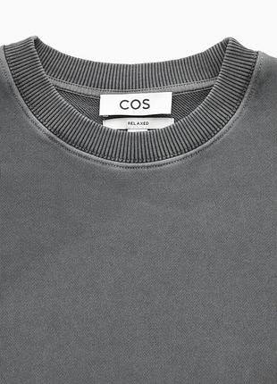 Свитшот мужской cos relaxed-fit sweatshirt 7