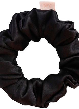 Резинка шелковая для волос черный бархат black velvet m my heart