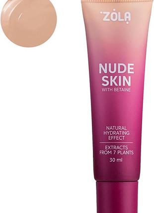 Тональна основа nude skin 03 tan zola