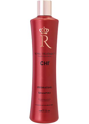 Шампунь зволожувальний для всіх типів волосся hydrating royal treatment chi, 355 мл