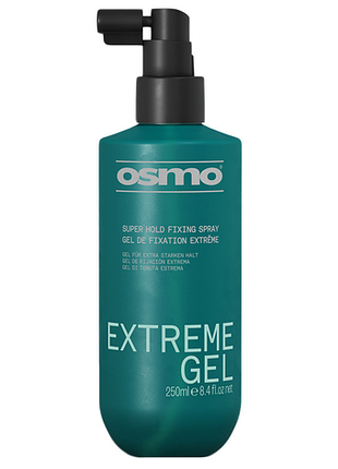 Спрей для укладання волосся екстрасильної фіксації extreme gel new osmo, 250 мл