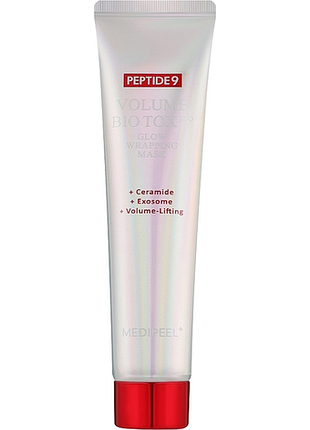 Маска-пленка для сияния кожи peptide 9 volume bio tox glow wrapping mask pro medi-peel, 70 мл