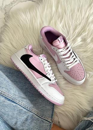 Jordan 1 low travis scott lilac white black
