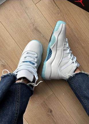 Jordan retro 11 high legend blue 3
