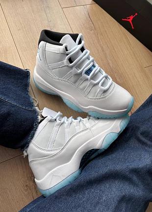 Jordan retro 11 high legend blue 6