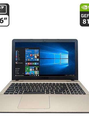 Ноутбук asus x541n / 15.6" (1366x768) tn / intel pentium n3710 (4 ядра по 1.6 - 2.56 ghz) / 4 gb ddr3 / 1000 gb hdd / nvidia