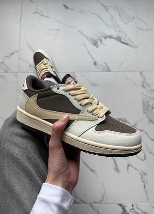 Jordan 1 low og sp travis scott reverse mocha 7