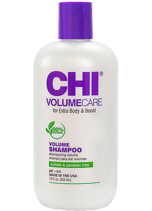 Шампунь для надання об'єму тонкому волоссю volume care volume chi, 355 мл