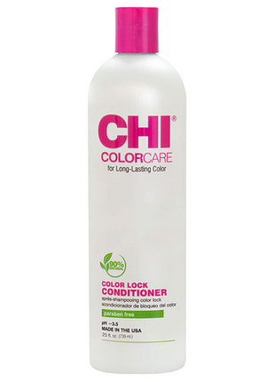 Кондиционер для окрашенных волос color care color lock chi, 739 мл