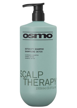Шампунь-детокс для глубого очищения кожи головы scalp therapy new osmo, 1000 мл