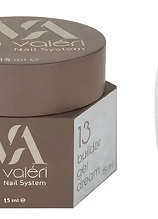 Гель для нарощування 13 builder gel dream valeri, 15 мл