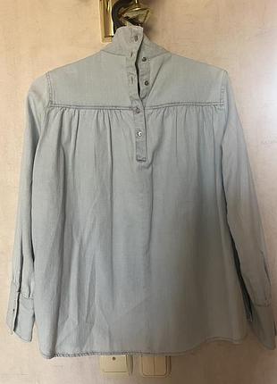 Сорочка джинсова mango l 2