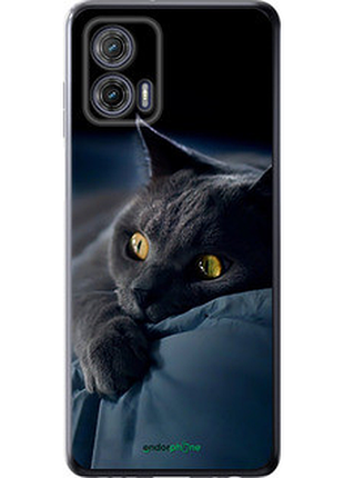 Чохол на motorola g73 димчастий кіт "825u-3196-2448"