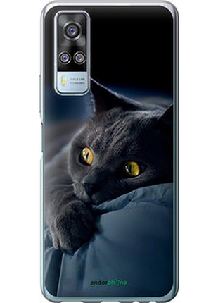 Чохол на vivo y51 2020 димчастий кіт "825u-2241-2448"