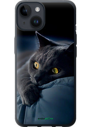 Чохол на iphone 14 димчастий кіт "825u-2648-2448"