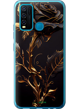 Чехол на vivo y50 роза 3 "5552u-1925-2448"