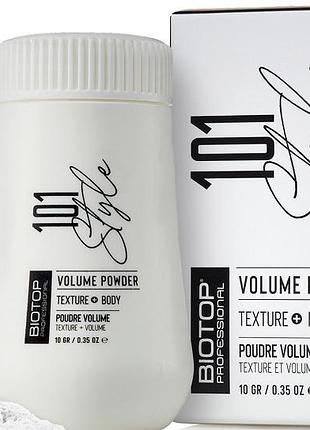 Biotop 101 пудра текстурувальна для надання об'єму волоссю texture&body, 10 г