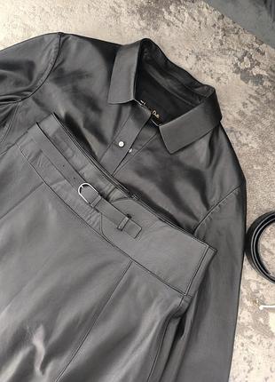 Massimo dutti спідниця шкіра шкіряна м