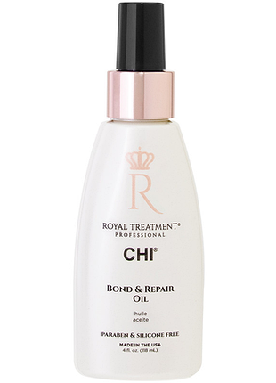 Масло для восстановления и укрепления связей волос bond&repair royal treatment chi, 118 мл