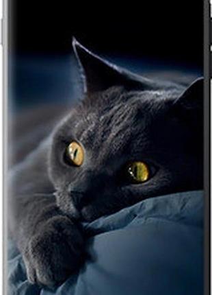 Чехол на iphone 8 plus дымчатый кот "825u-1032-2448"