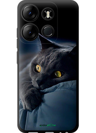 Чохол на infinix smart 7 димчастий кіт "825b-3195-2448"