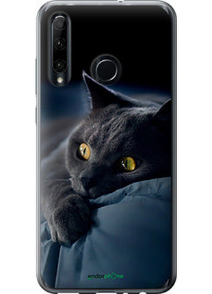 Чехол на huawei honor 20 lite дымчатый кот "825u-1832-2448"
