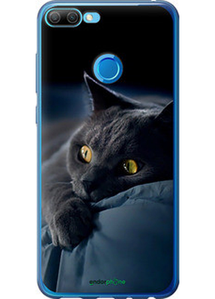 Чехол на huawei honor 9i дымчатый кот "825u-1853-2448"