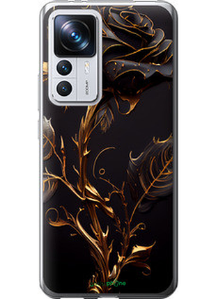 Чехол на xiaomi 12t роза 3 "5552u-3332-2448"