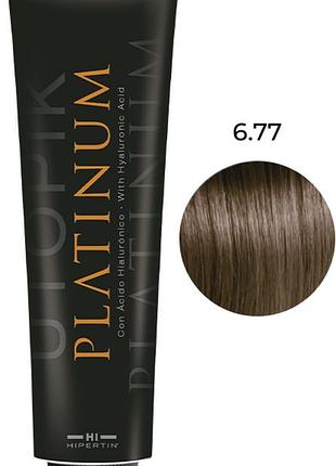 Крем-краска для волос 6.77 тёмный блонд песочный platinum hipertin, 100 мл