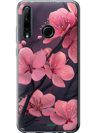 Чехол на huawei honor 20 lite пурпурная сакура "6075u-1832-2448"