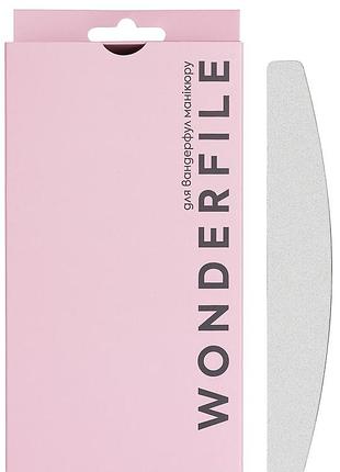 Файлы на пене полумесяц 162*24 мм - 180 грит wonderfile, 50 шт/уп