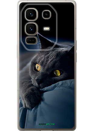 Чехол на infinix note 50 pro+ дымчатый кот "825u-4041-2448"