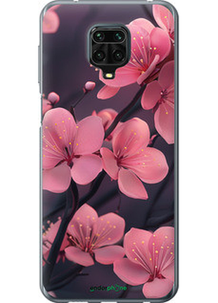 Чохол на xiaomi redmi note 9 pro пурпурова сакура "6075u-1911-2448"