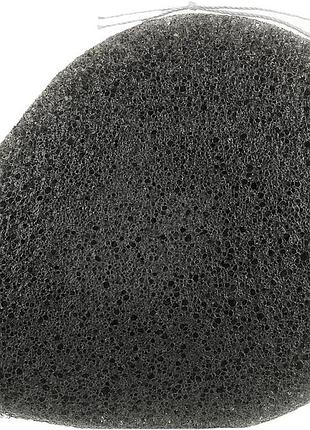 Спонж-конняку с бамбуковым углём purito bamboo charcoal konjac sponge, 7 г